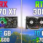 RTX 3080 vs RX 9070