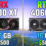 RTX 4060 Ti vs RX 7800 XT