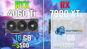 RTX 4060 Ti vs RX 7900 XTX
