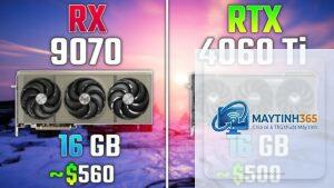 RTX 4060 Ti vs RX 9070