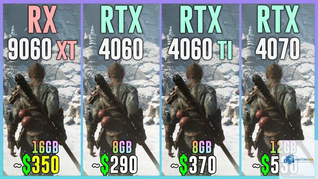RTX 4060 vs RX 9060 XT