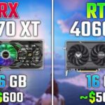 RTX 4060 vs RX 9070