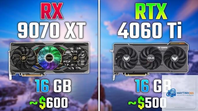 RTX 4060 vs RX 9070 XT