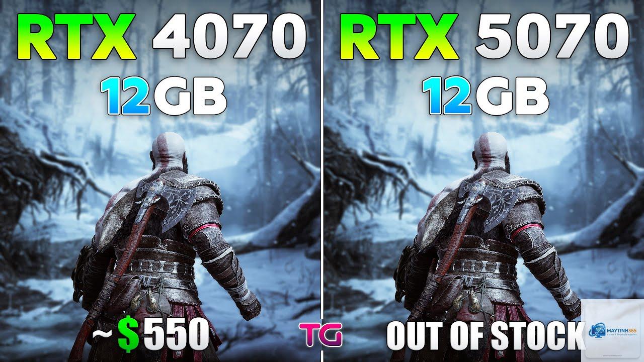 RTX 4070 12GB vs RTX 5070 12GB - Hình 1