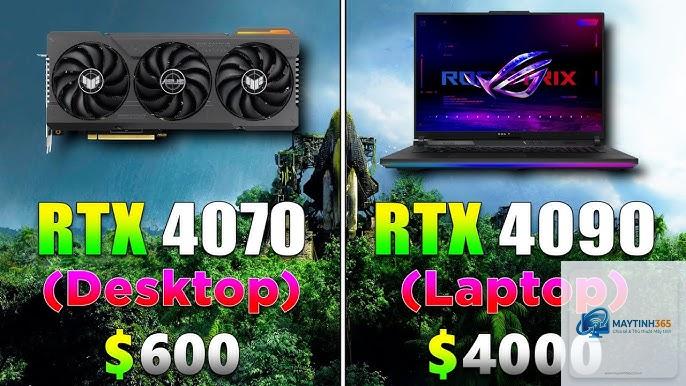 RTX 4070 Laptop vs RTX 4070 Desktop - Hình 2