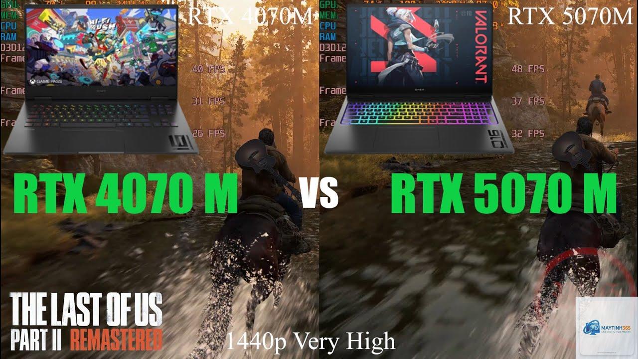 RTX 4070 Laptop vs RTX 5070 Laptop - Hình 1
