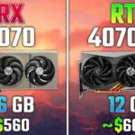 RTX 4070 Super vs RX 9070