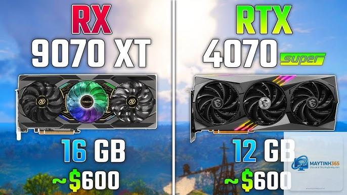 RTX 4070 Super vs RX 9070 XT