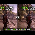 RTX 4070 vs RTX 4090