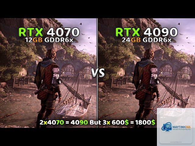 RTX 4070 vs RTX 4090