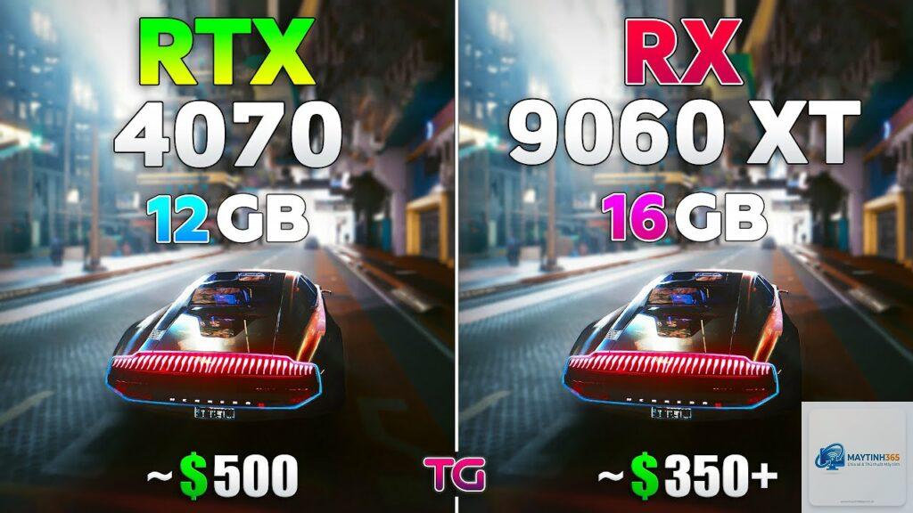 RTX 4070 vs RX 9060 XT