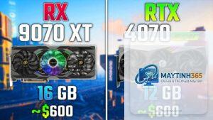 RTX 4070 vs RX 9070