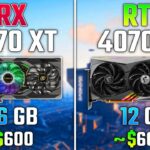 RTX 4070 vs RX 9070 XT