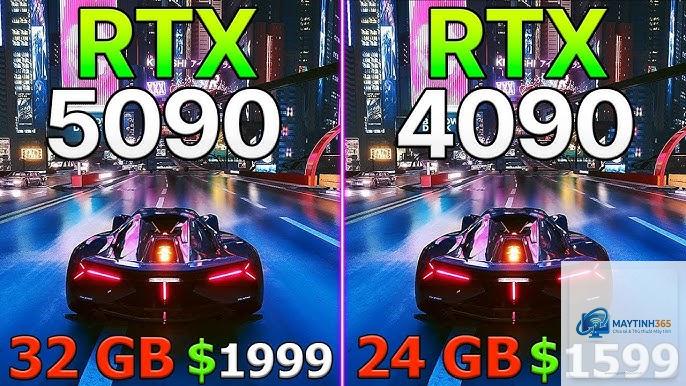 RTX 4090 24GB vs RTX 5090 32GB - Hình 2