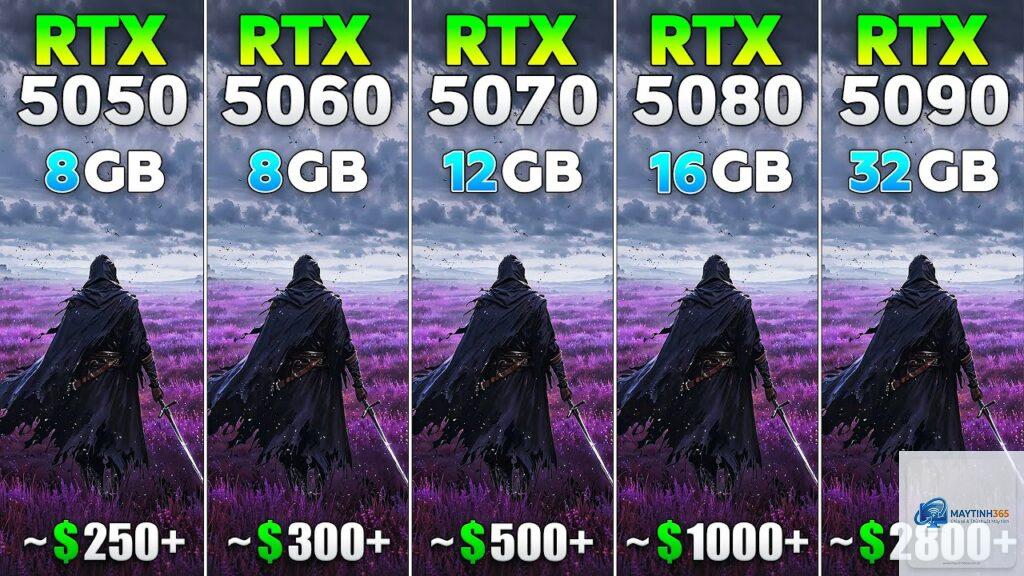 RTX 5050 vs RTX 5080
