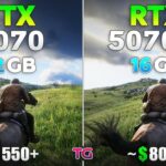 RTX 5070 vs RTX 5070 Ti