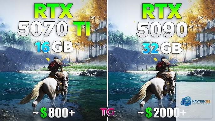 RTX 5070 vs RTX 5090