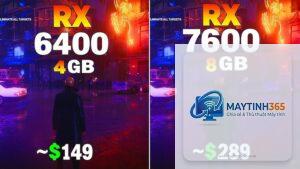 RX 6400 vs RX 7600