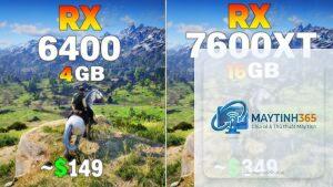 RX 6400 vs RX 7600 XT