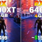 RX 6400 vs RX 7800 XT