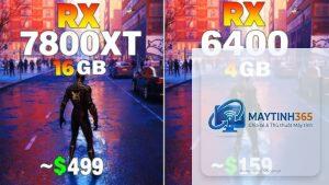 RX 6400 vs RX 7800 XT