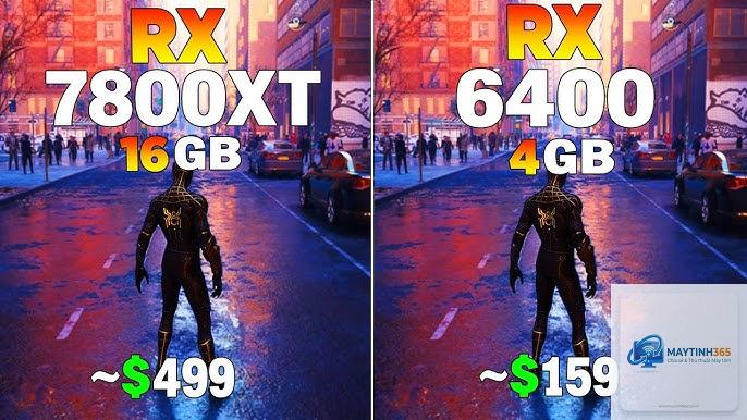 RX 6400 vs RX 7800 XT