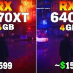 RX 6400 vs RX 9070