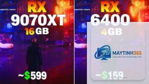 RX 6400 vs RX 9070 XT