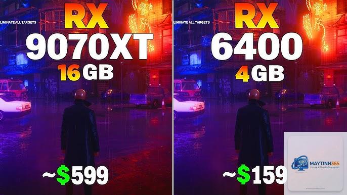 RX 6400 vs RX 9070 XT