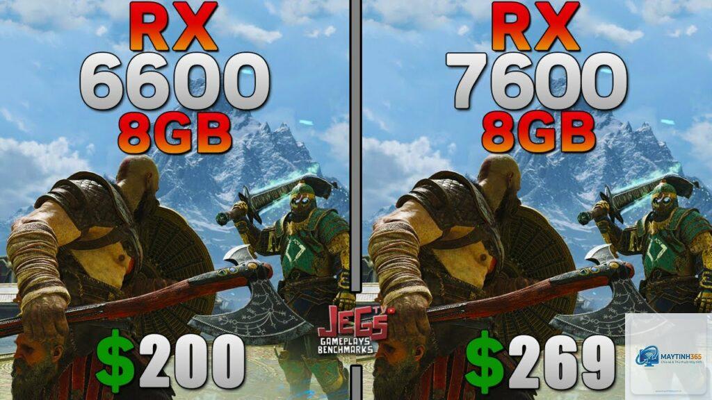 RX 6600 vs RX 7600