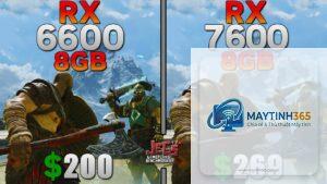 RX 6600 vs RX 7600