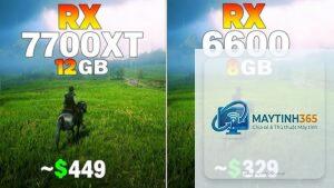 RX 6600 vs RX 7700 XT