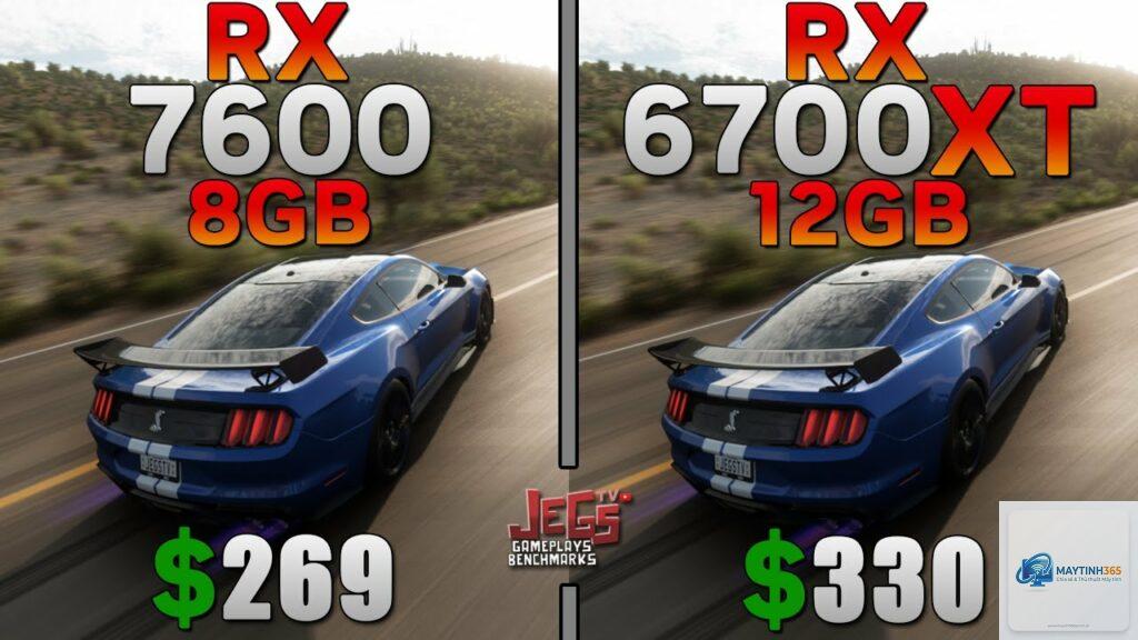 RX 6700 XT vs RX 7600