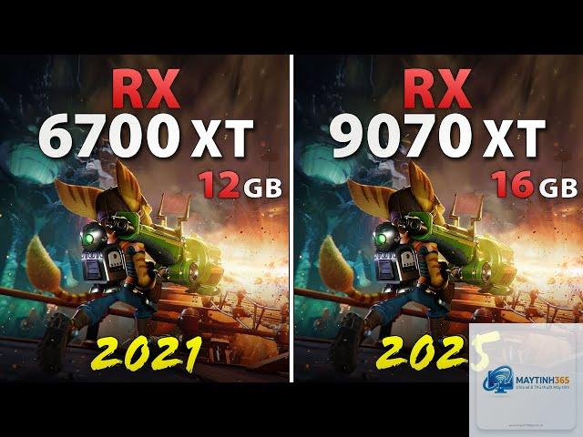 RX 6700 XT vs RX 9070 XT