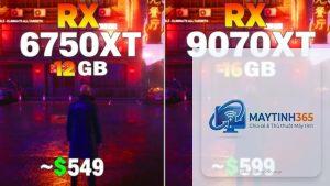 RX 6750 XT vs RX 9070