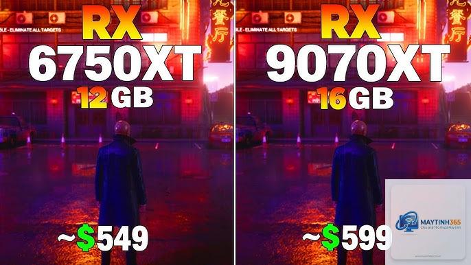 RX 6750 XT vs RX 9070