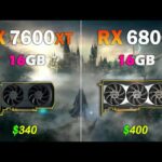 RX 6800 vs RX 7600 XT