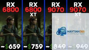 RX 6800 vs RX 9070