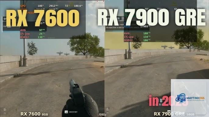 RX 7600 vs RX 7900 GRE