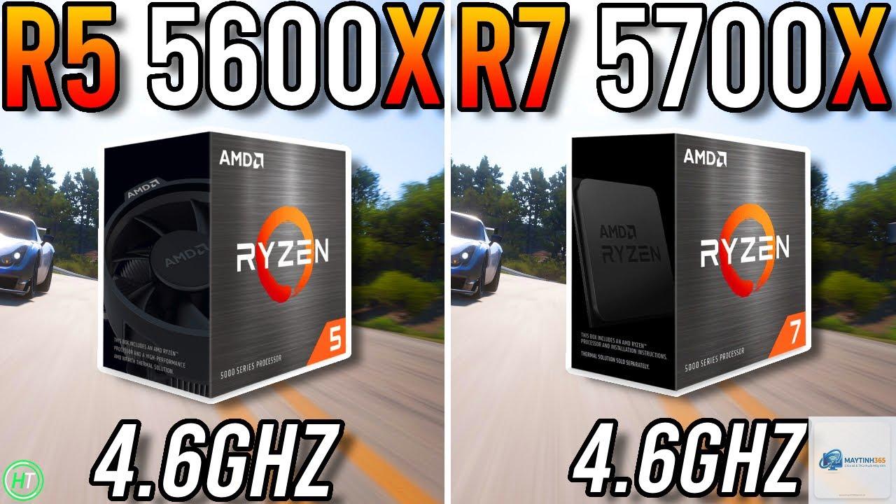 Ryzen 5 5600X vs Ryzen 5 5700X - Hình 1