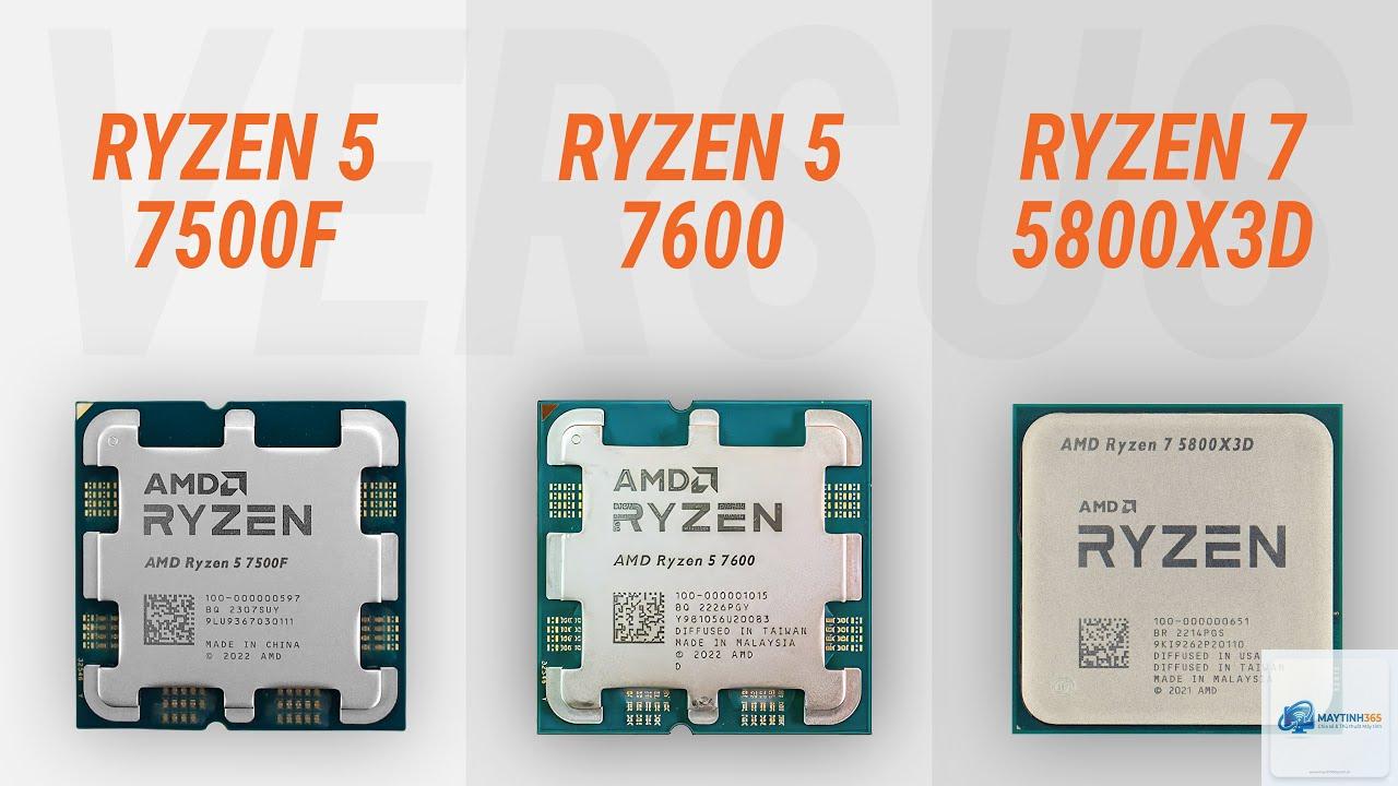 Ryzen 5 7500F vs Ryzen 5 7600 - Hình 3