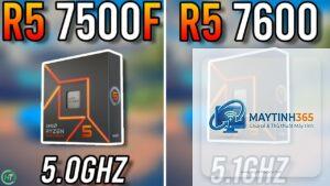 Ryzen 5 7500F vs Ryzen 5 7600