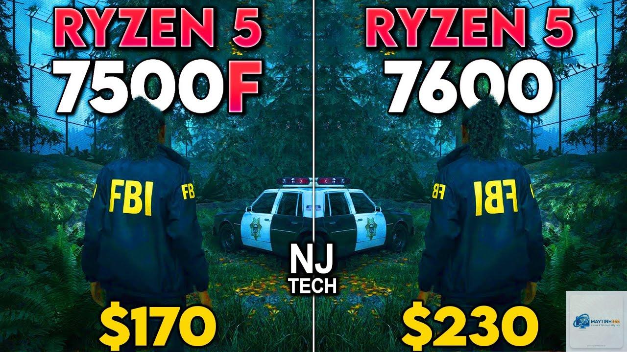 Ryzen 5 7500F vs Ryzen 5 7600 - Hình 5