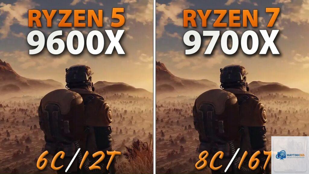 Ryzen 5 9600X vs Ryzen 7 9700X