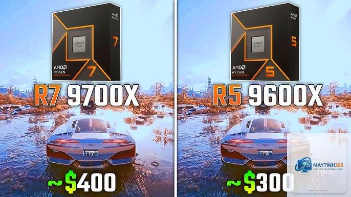Ryzen 5 9600X vs Ryzen 7 9700X - Hình 2