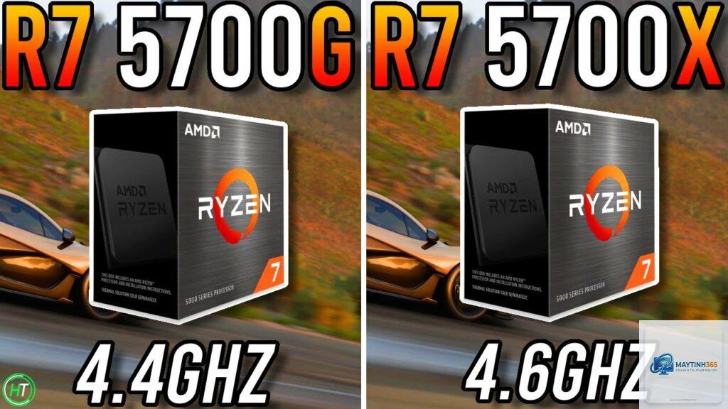 Ryzen 7 5700G vs Ryzen 7 5700X