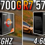 Ryzen 7 5700G vs Ryzen 7 5700X Ryzen 7 5700G vs Ryzen 7 5700X