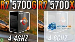 Ryzen 7 5700G vs Ryzen 7 5700X