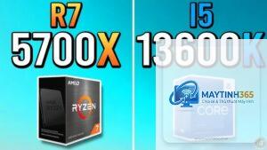 Ryzen 7 5700X vs i5 13600K