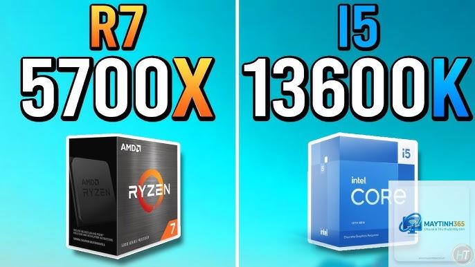 Ryzen 7 5700X vs i5 13600K